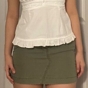American eagle cargo mini skirt